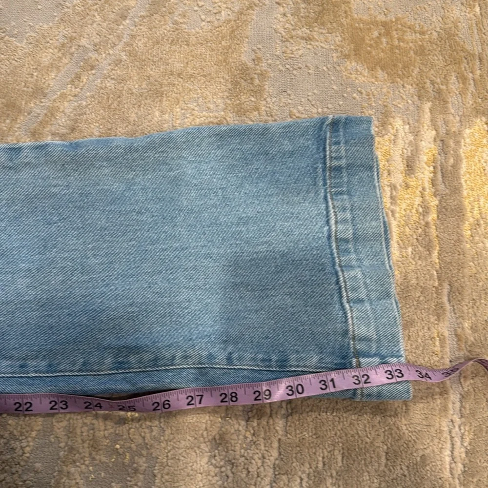 Frame Double Button Pocket Mid Rise Flare Jean Size 29 Caye Wash Retro EUC - Picture 11 of 12